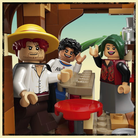 LEGO ONE PIECE Le Bar du Village de Fuchsia 75636