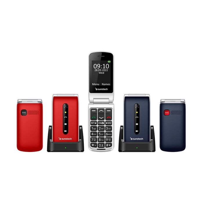 Téléphone Portable Sunstech CELT18BL Bleu 2,4"