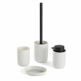 Today Ensemble de 4 accessoires de salle de bain Utility Blanc
