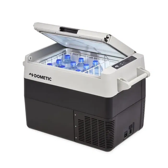 Dometic CFF 35 AC/DC - Glacière électrique portable à compression, 34 L, réglage température de +20°C à -18°C, affichage digital, panier amovible