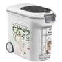 Curver Conteneur à Croquettes pour Chat 35L/12 kg - Pets Collection - Plastique Blanc pour Stockage Intérieur