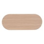 BigBuy Home Table Basse NUDE Noir Naturel 100 x 40 x 38 cm