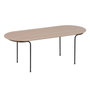 BigBuy Home Table Basse NUDE Noir Naturel 100 x 40 x 38 cm