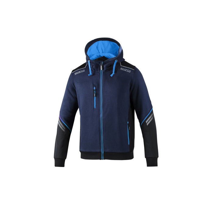 Sparco Sweat à capuche TW Bleu marine Taille S