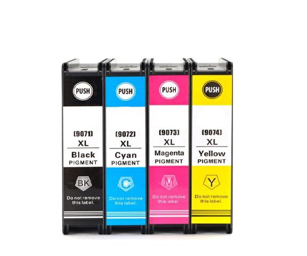 Dayma Cartouche d'encre compatible Epson T9071 T9081 Noir 10000 pages