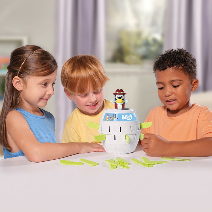 Bizak 30693659 Jeu Salta Bluey - Jeu d'action et de compétition pour enfants à partir de 4 ans
