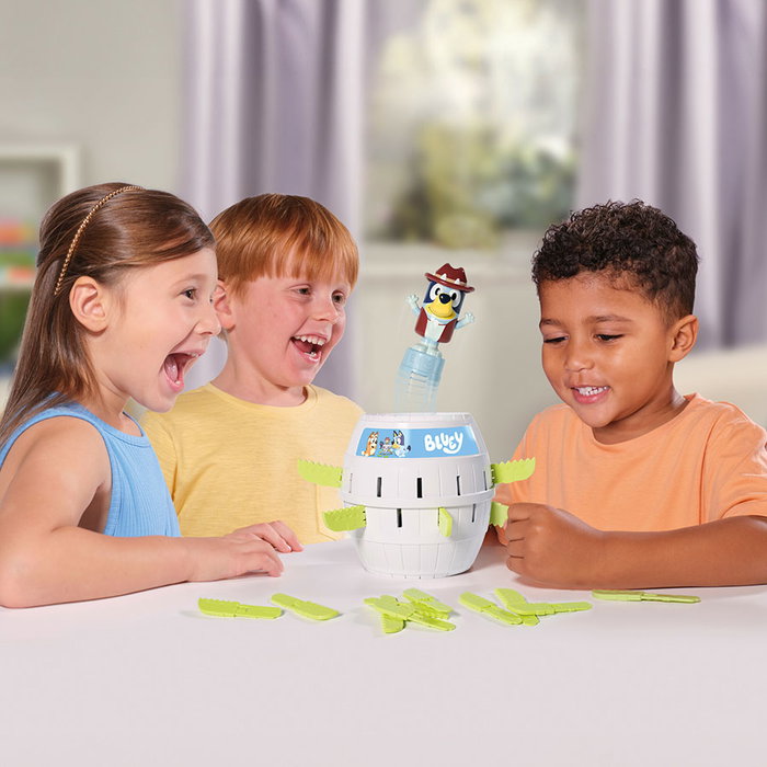 Bizak 30693659 Jeu Salta Bluey - Jeu d'action et de compétition pour enfants à partir de 4 ans