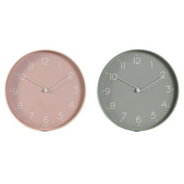 Horloge Murale Home ESPRIT Menthe PVC 30 x 4 x 30 cm (2 Unités)