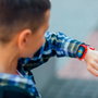 Lexibook - Montre connectée Bluetooth Spider-Man avec caméra 720p, écran tactile HD, MP3, jeux et carte 8 Go, licence Marvel, pour enfants 5 ans et plus