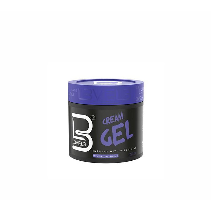 L3Vel3 Gel Coiffant en Crème 500ml - Fixation Moyenne, Volume et Brillant Durables - Enrichi en Vitamine B5 pour Cheveux Hydratés et Fortifiés L3Vel3 Gel Coiffant en Crème 500ml - Fixation Moyenne, Volume et Brillant Durables - Enrichi en Vitamine B5 pour Cheveux Hydratés et Fortifiés