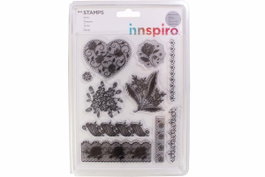 Innspiro Set de tampons acryliques Blondas 14x18cm