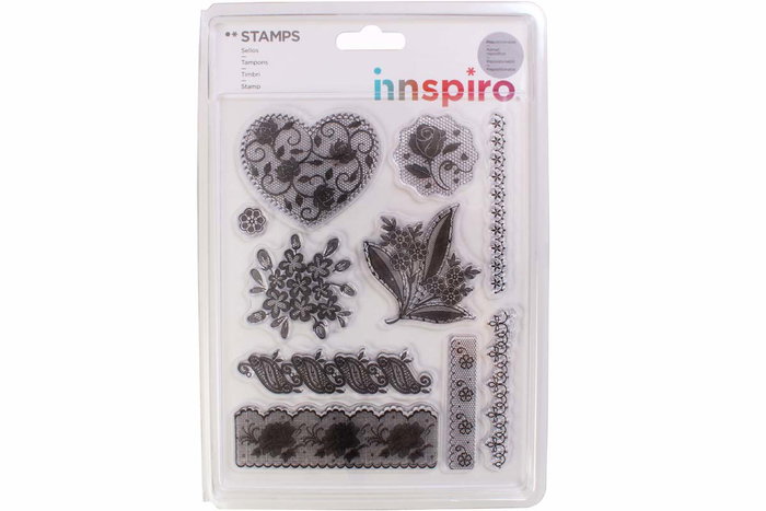 Innspiro Set de tampons acryliques Blondas 14x18cm Innspiro Set de tampons acryliques Blondas 14x18cm