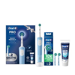 Braun Oral-B Vitality Pro Noir avec 2 têtes et dentifrice