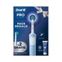 Oral-B Vitality Pro Cepillo Dental Eléctrico Recargable Braun con 2 Cabezales CrossAction y Dentífrico 75 ml - VITPRO/BL+2RF+DENTR