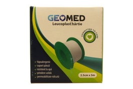 Geomed Leukoplast Ruban adhésif papier 2,5 cm x 5 m