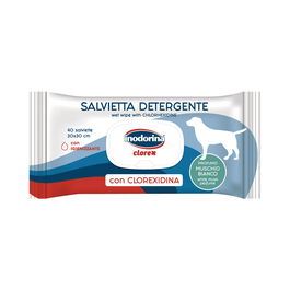 Lingettes humides pour animaux domestiques Inodorina Clorex