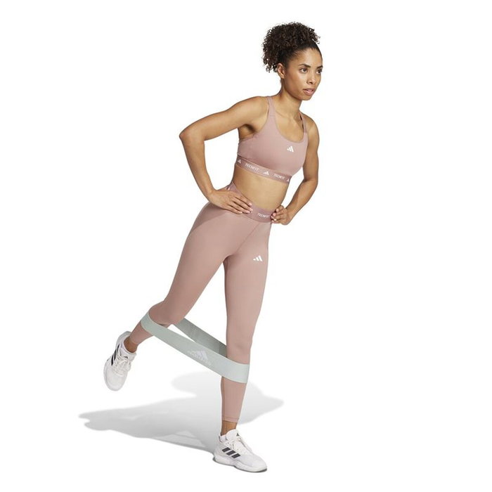 Leggings de Sport pour Femmes Adidas Techfit 7/8 Rose M