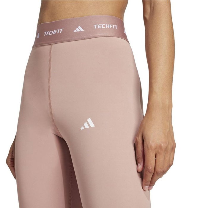 Leggings de Sport pour Femmes Adidas Techfit 7/8 Rose M