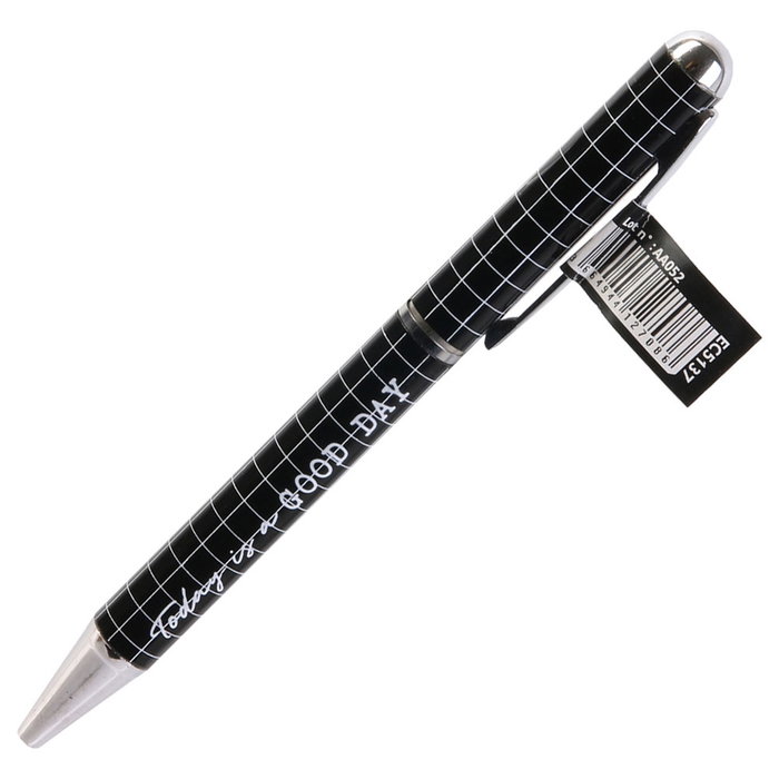 Dites-le avec des Mots Stylo à bille Happy Work, Encre Noire, Assorti