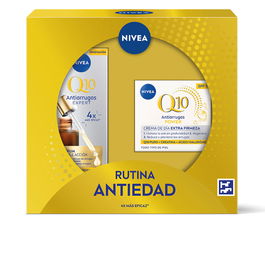Nivea Crème de jour Q10 Power anti-rides FP15, sérum double action 30 ml, pack de 2