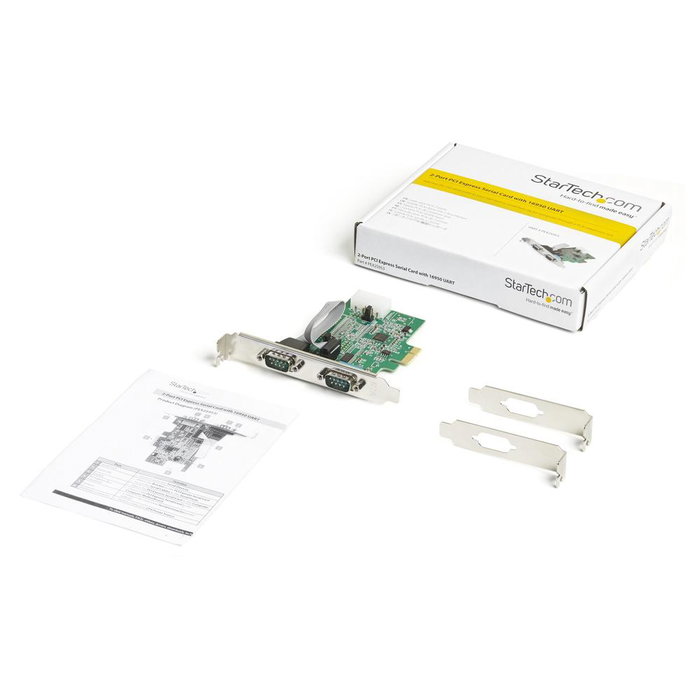 StarTech.com Carte PCI Express avec 2 ports série RS232 DB9 PEX2S953 StarTech.com Carte PCI Express avec 2 ports série RS232 DB9 PEX2S953