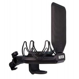 RODE SMR Suspension avec filtre antipop pour micros à condensateur RØDE, système Rycote Lyre