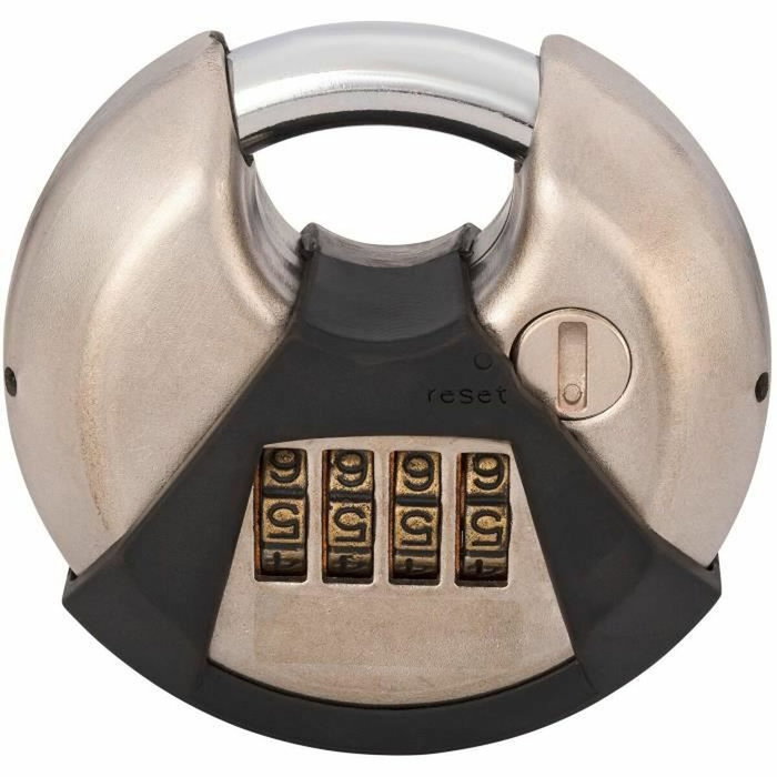 Burg Wachter 23 C 70 SB - Cadenas cylindrique en acier inoxydable 70 mm à code