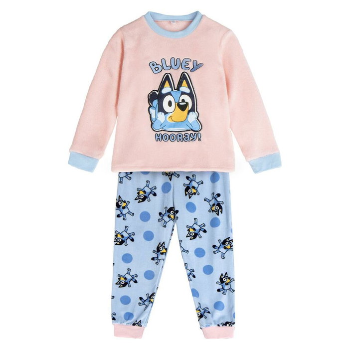 Cerdá Pyjama long en velours polyester avec applications Bluey - Taille 4 ans (4 años)