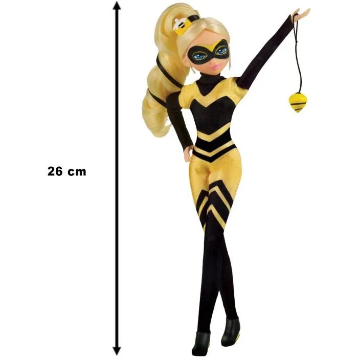 BANDAI Poupée mannequin Miraculous Ladybug 26 cm - Queen Bee Collection