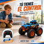Crazon Monster Truck télécommandé 2 en 1 transformable en lanceur bleu