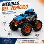 Crazon Monster Truck télécommandé 2 en 1 transformable en lanceur bleu