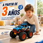 Crazon Monster Truck télécommandé 2 en 1 transformable en lanceur bleu
