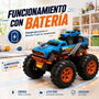 Crazon Monster Truck télécommandé 2 en 1 transformable en lanceur bleu