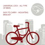 Master Lock 8279EURDPRO Antivol Vélo en U