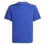 T shirt à manches courtes Enfant Adidas Aeroready Bleu