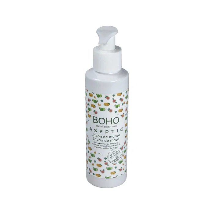 BOHO Aseptic Savon Liquide Mains 150 ml aux Bioflavonoïdes d'Agrumes Menthe et Eucalyptus - Hygiène des Mains BOHO Aseptic Savon Liquide Mains 150 ml aux Bioflavonoïdes d'Agrumes Menthe et Eucalyptus - Hygiène des Mains