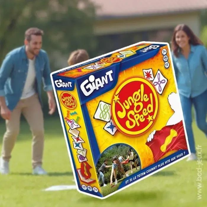 Asmodee - Jeu de société Jungle Speed Giant, version française, pour 3 joueurs et plus, à partir de 6 ans Asmodee - Jeu de société Jungle Speed Giant, version française, pour 3 joueurs et plus, à partir de 6 ans