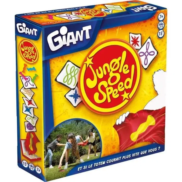 Asmodee - Jeu de société Jungle Speed Giant, version française, pour 3 joueurs et plus, à partir de 6 ans Asmodee - Jeu de société Jungle Speed Giant, version française, pour 3 joueurs et plus, à partir de 6 ans