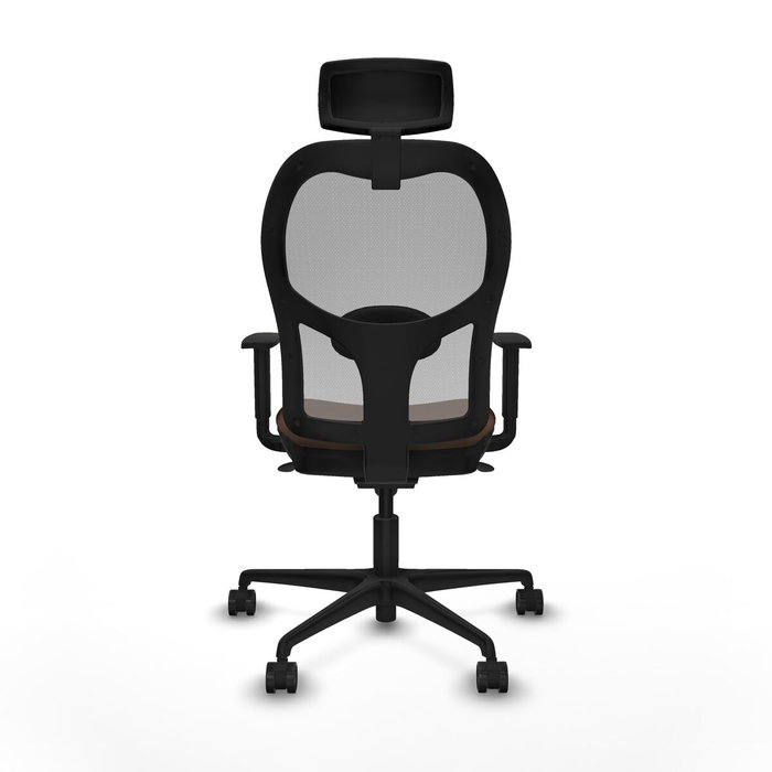 Chaise de Bureau avec Appui-tête Piqueras y Crespo 1D036N2 Gris Brun foncé