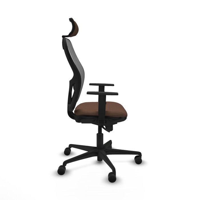 Piqueras y Crespo Chaise de Bureau Jorquera 1D036N2 Gris et Brun foncé Piqueras y Crespo Chaise de Bureau Jorquera 1D036N2 Gris et Brun foncé