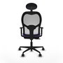 Piqueras y Crespo Chaise de Bureau Jorquera avec Appui-tête, Lila et Blanc