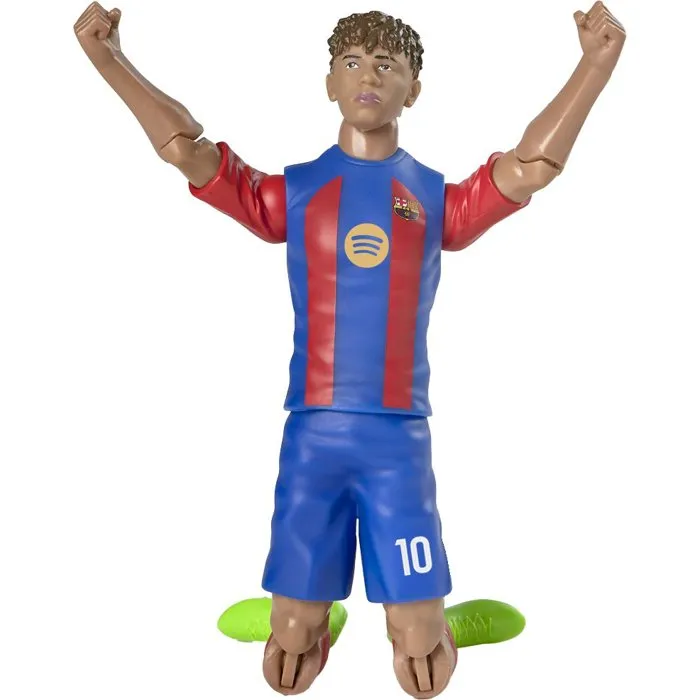 Megableu - Figurine articulée collector Lamine Yamal - FC Barcelone - 10 points d'articulation - 20 cm - Langue française Megableu - Figurine articulée collector Lamine Yamal - FC Barcelone - 10 points d'articulation - 20 cm - Langue française