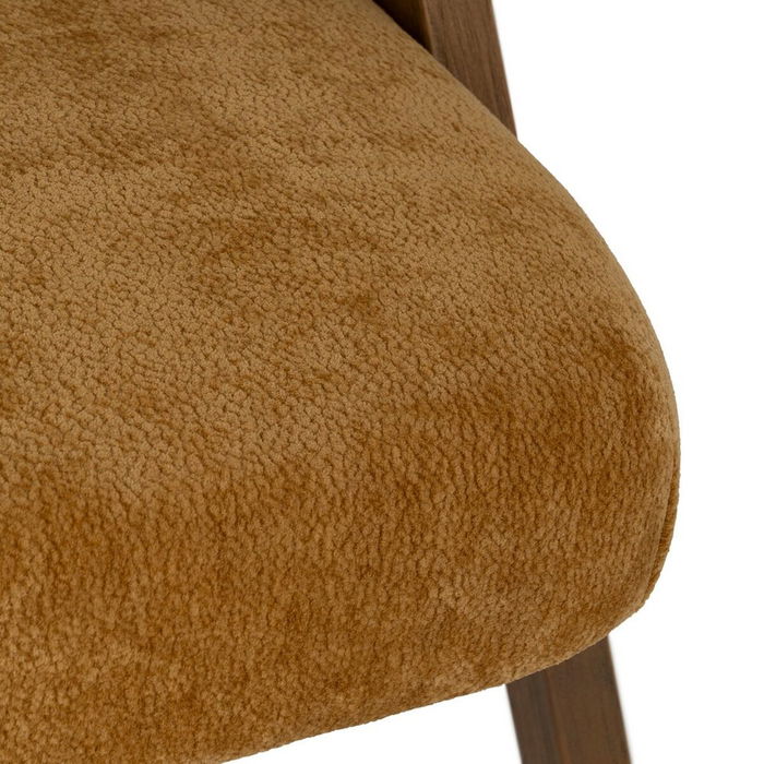 Chaise de Salle à Manger Polyester Bois Foam 58 x 59,5 x 68,5 cm