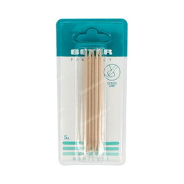 BETER 24026 Lot de 5 Repousse-peaux en bois
