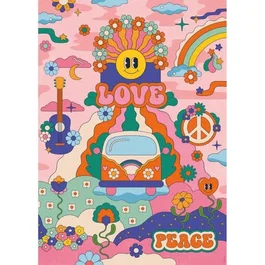 Ravensburger - Puzzle 1000 pièces Collection Artiste, style Hippie Cha Cha Pop, pour adultes dès 14 ans - Réf. 12001443