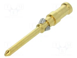 HARTING Contact mâle industriel Han D® HMC doré 18AWG