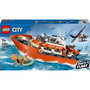 LEGO City 60504 Bateau de sauvetage et Hélicoptère de garde-côtes avec 5 minifigurines et un chien