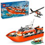 LEGO City Le Bateau de Sauvetage et l'Hélicoptère des Garde-Côtes 60504