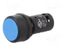 ABB CP1-10L-10 Commutateur bouton-poussoir bleu 22mm NO