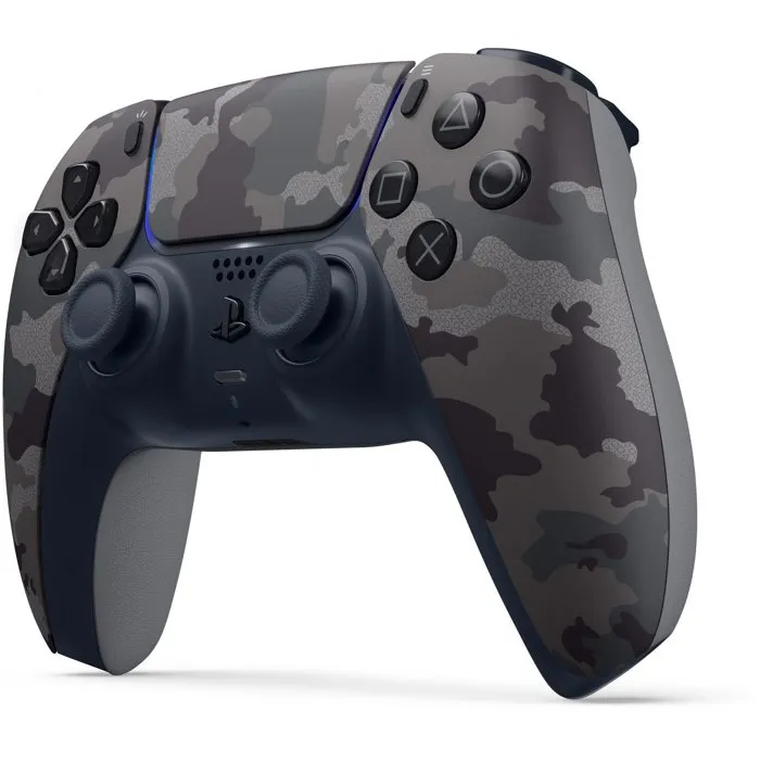 Sony DualSense Manette Sans Fil - Grey Camo pour PS5 et PC avec Rétroaction Haptique et Micro Intégré